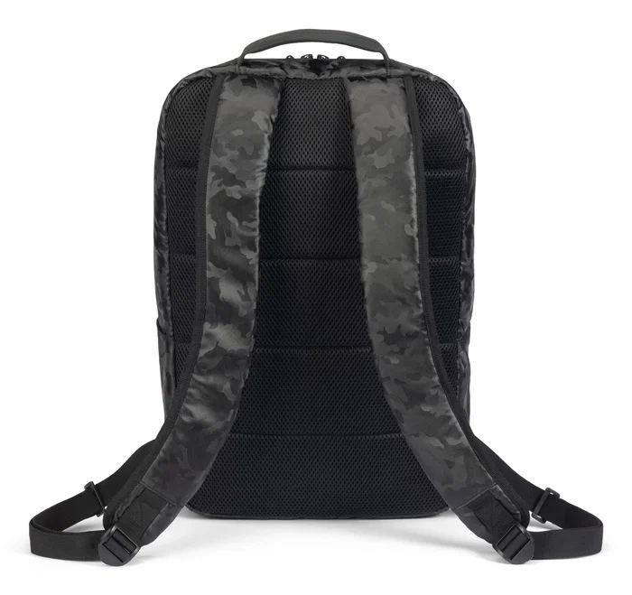Dicota D32126 Mochila Informal de 16 Litros en Camuflaje para Portátil de hasta 16", Poliéster, Resistente al Agua, 600D, Cremallera