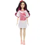 MuÑeca mattel barbie fashionistas-puppe mit blancoem t-shirt-kleid hrh12