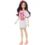 MuÑeca mattel barbie fashionistas-puppe mit blancoem t-shirt-kleid hrh12
