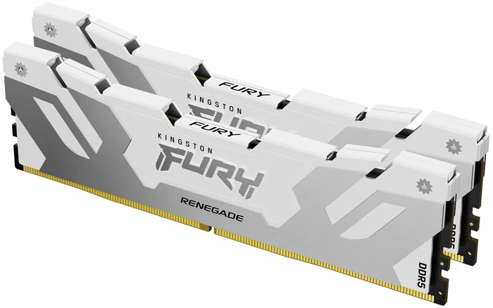 Kingston FURY Renegade 32GB 8000MT/s DDR5 CL38 DIMM Kit de 2 - Blanco
