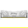 Kingston FURY Renegade White 32GB Kit (2x16GB) DDR5 8000MT/s CL38 DIMM Memoria RAM con Intel XMP 3.0, On-Die ECC, Disipador Térmico
