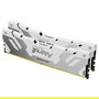 Kingston FURY Renegade White 32GB Kit (2x16GB) DDR5 8000MT/s CL38 DIMM Memoria RAM con Intel XMP 3.0, On-Die ECC, Disipador Térmico
