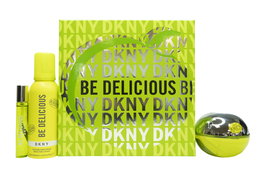 DKNY Be Delicious Gift Set 100ml EDP + 150ml Shower Mousse + 15ml EDP