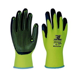 Varios 3L Guantes Microcut Talla 7 Verde