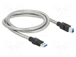 DeLOCK Cable USB 3.2 Gen 1 Tipo-A a Tipo-B 1 m Plata