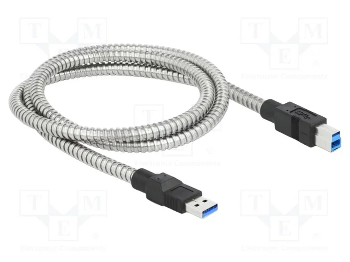 DeLOCK Cable USB 3.2 Gen 1 Tipo-A a Tipo-B 1 m Plata DeLOCK Cable USB 3.2 Gen 1 Tipo-A a Tipo-B 1 m Plata