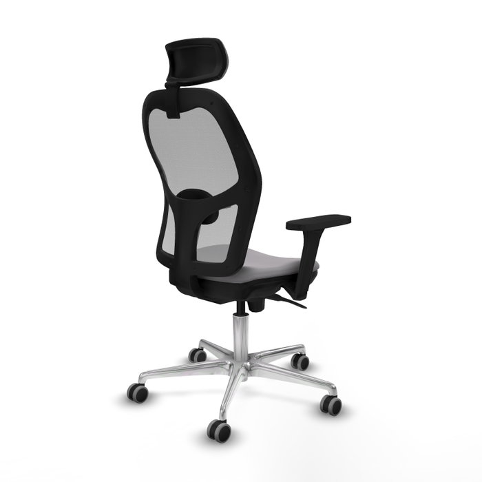 PIQUERAS Y CRESPO Silla de oficina Jorquera con mecanismo Sincro, Gris PIQUERAS Y CRESPO Silla de oficina Jorquera con mecanismo Sincro, Gris