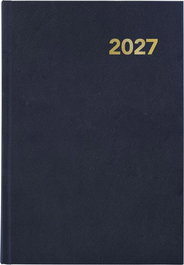 GRAFOPLAS Agenda Anual 2027 Bretaña Tapa Extra Dura A5 Azul