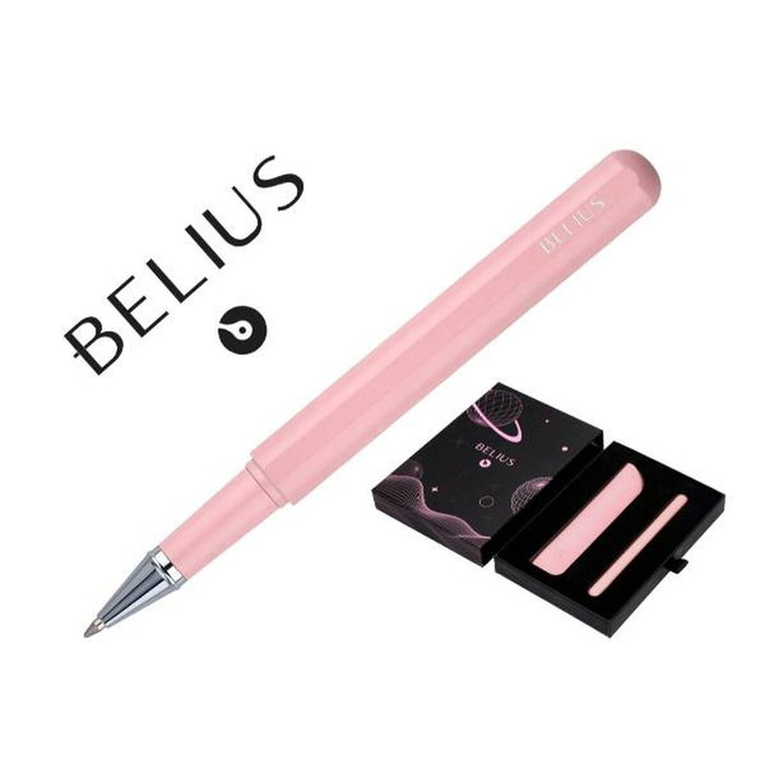 Belius Roller Space B Rosa con Funda de Símilpiel y Tinta Azul