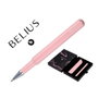 Belius Roller Space B Rosa con Funda de Símilpiel y Tinta Azul