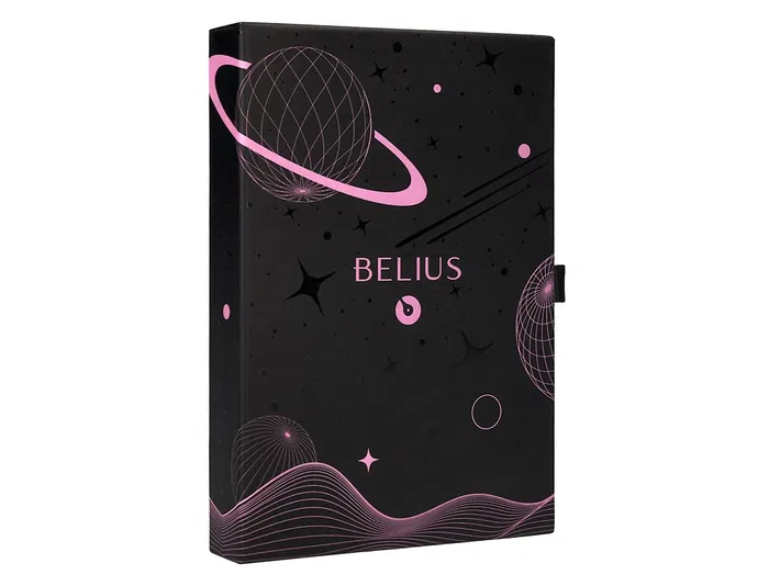 Belius Space B Roller y Funda Similpiel Rosa Tinta Azul 0.7mm Caja Diseño