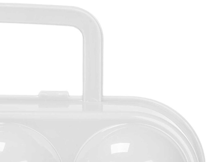 KINVARA Huevera ASA 12 Cavidades Blanca Pack de 24