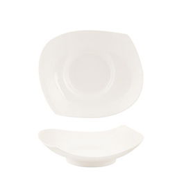 Summa Noubon Cazoleta, Plato Hondo de Vajilla Blanco Marfil, Diámetro 21 cm, Apto Lavavajillas y Microondas (Set de 6)