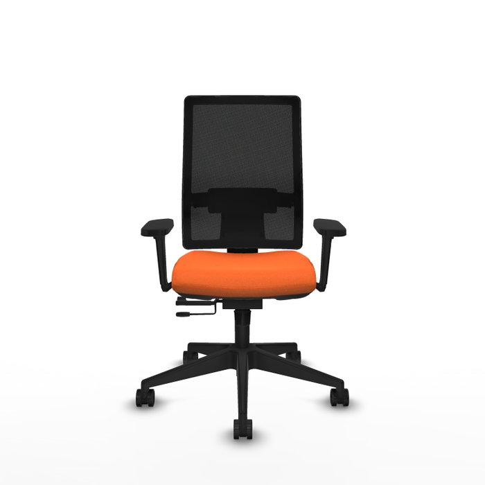 PIQUERAS Y CRESPO Silla de oficina Horna Naranja y Negro