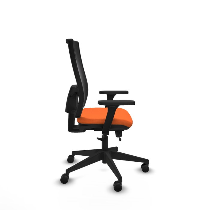 PIQUERAS Y CRESPO Silla de oficina Horna Naranja y Negro