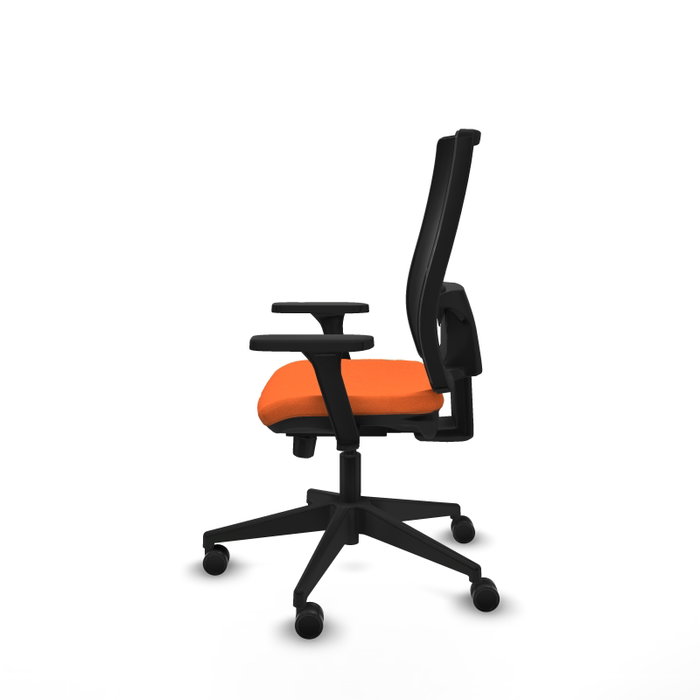 PIQUERAS Y CRESPO Silla de oficina Horna Naranja y Negro