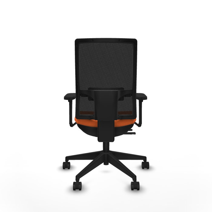 PIQUERAS Y CRESPO Silla de oficina Horna Naranja y Negro
