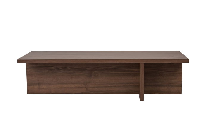 Nordure Mesa de Café Nórdica de Nogal con Tablero de Melamina, 120x30x45cm Nordure Mesa de Café Nórdica de Nogal con Tablero de Melamina, 120x30x45cm