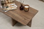 Nordure Mesa de Café Nórdica de Nogal con Tablero de Melamina, 120x30x45cm