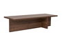 Nordure Mesa de Café Nórdica de Nogal con Tablero de Melamina, 120x30x45cm
