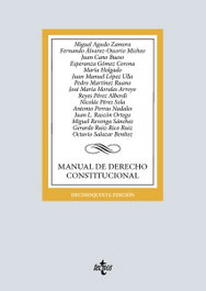 TECNOS, Manual de Derecho Constitucional, Miguel Agudo Zamora
