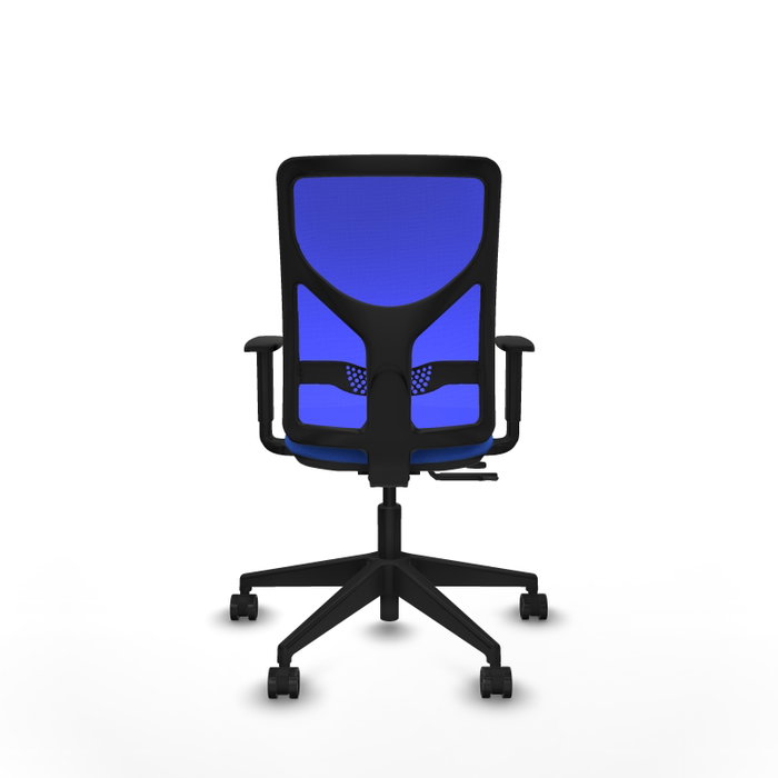 PIQUERAS Y CRESPO Silla de oficina Motilla Azul con Mecanismo Sincro/Traslack