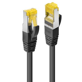 Lindy Cable de red Cat7 S/FTP Negro 1 m (Pack de 10 unidades)