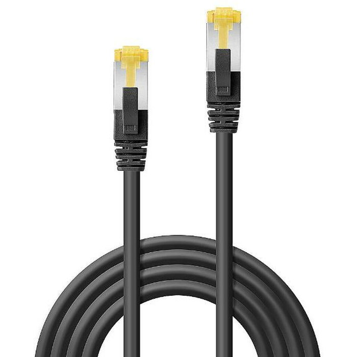 Lindy Cable de red Cat7 S/FTP Negro 1 m (Pack de 10 unidades)