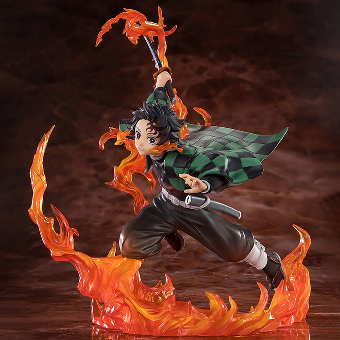Bandai Tamashii Nations Figura Tanjiro Kamado Kyojuro Rengoku's Sword Guard Ver. Demon Slayer Kimetsu no Yaiba Bandai Tamashii Nations Figura Tanjiro Kamado Kyojuro Rengoku's Sword Guard Ver. Demon Slayer Kimetsu no Yaiba