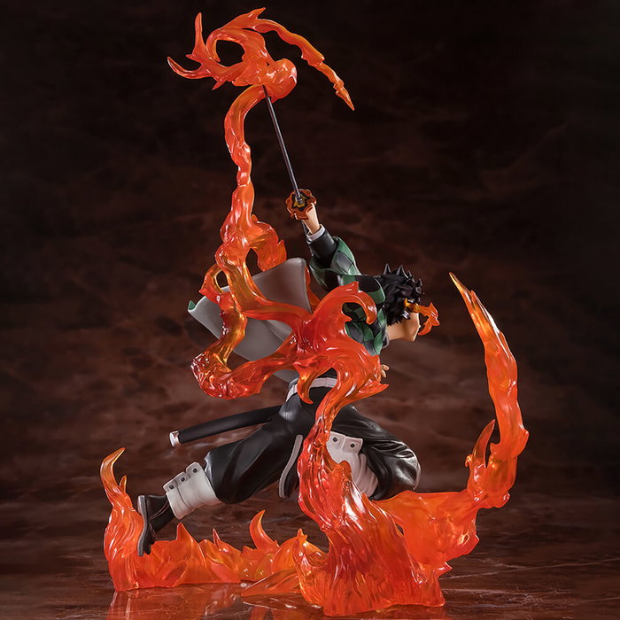 Bandai Tamashii Nations Figura Tanjiro Kamado Kyojuro Rengoku's Sword Guard Ver. Demon Slayer Kimetsu no Yaiba Bandai Tamashii Nations Figura Tanjiro Kamado Kyojuro Rengoku's Sword Guard Ver. Demon Slayer Kimetsu no Yaiba