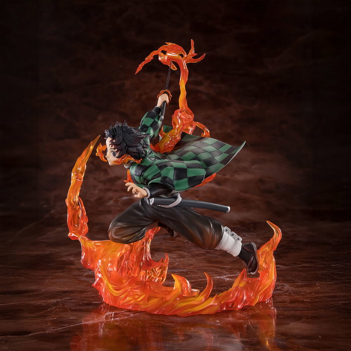 Bandai Tamashii Nations Figura Tanjiro Kamado Kyojuro Rengoku's Sword Guard Ver. Demon Slayer Kimetsu no Yaiba Bandai Tamashii Nations Figura Tanjiro Kamado Kyojuro Rengoku's Sword Guard Ver. Demon Slayer Kimetsu no Yaiba