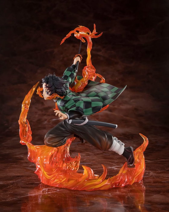 Bandai Tamashii Nations Figura Tanjiro Kamado Kyojuro Rengoku's Sword Guard Ver. Demon Slayer Kimetsu no Yaiba Bandai Tamashii Nations Figura Tanjiro Kamado Kyojuro Rengoku's Sword Guard Ver. Demon Slayer Kimetsu no Yaiba