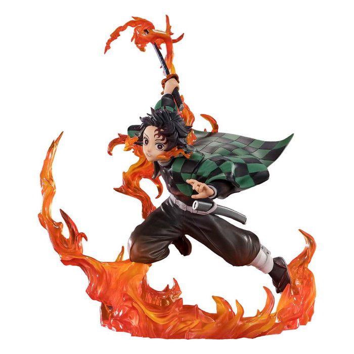 Bandai Tamashii Nations Figura Tanjiro Kamado Kyojuro Rengoku's Sword Guard Ver. Demon Slayer Kimetsu no Yaiba Bandai Tamashii Nations Figura Tanjiro Kamado Kyojuro Rengoku's Sword Guard Ver. Demon Slayer Kimetsu no Yaiba