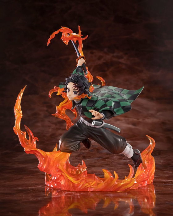 Bandai Tamashii Nations Figura Tanjiro Kamado Kyojuro Rengoku's Sword Guard Ver. Demon Slayer Kimetsu no Yaiba Bandai Tamashii Nations Figura Tanjiro Kamado Kyojuro Rengoku's Sword Guard Ver. Demon Slayer Kimetsu no Yaiba