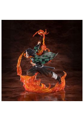 Tanjiro Kamado Kyojuro Rengokus Sword Guard Version Figura 19,5 cm Demon Slayer Kimetsu No Yaiba Figuarts Zero