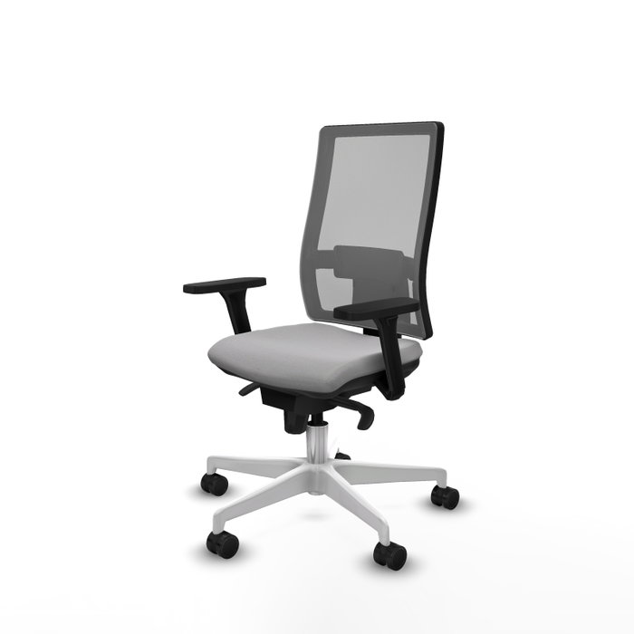 PIQUERAS Y CRESPO Silla de oficina Horna con mecanismo Sincro, Gris PIQUERAS Y CRESPO Silla de oficina Horna con mecanismo Sincro, Gris