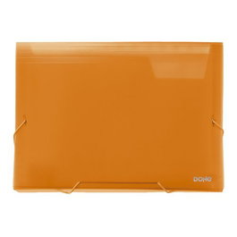 Clasificador Acordeon Dohe Pp Translucido A4 13 Dptos. Gomas Naranja