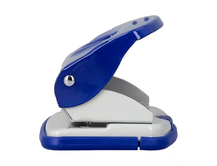 Q-connect Taladrador KF14218 azul capacidad 20 hojas