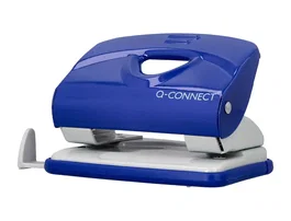 Q-connect Taladrador KF14218 azul capacidad 20 hojas