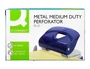 Q-connect Taladrador KF14218 azul capacidad 20 hojas
