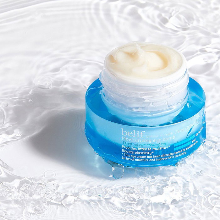 Belif EYE BOMB crema contorno de ojos 25 ml - hidratación intensa con centella asiática y consuelda