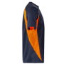 VELILLA Camiseta Técnica Bicolor Manga Corta Marino Naranja XXL
