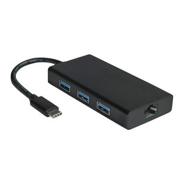 VALUE 12991109 Conversor USB 3.2 Gen 1 Tipo C a Gigabit Ethernet y Hub USB 2.0