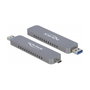 DeLOCK 42616 Caja externa para M.2 NVMe PCIe SSD con USB Tipo-C y Tipo-A