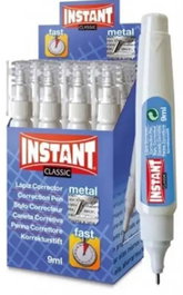 INSTANT Bolígrafo Corrector Classic 9ml (Pack de 12)