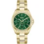 Boss Reloj para mujer 1502714 con esfera verde y acabado dorado