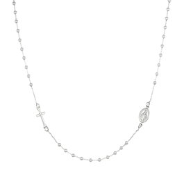 Collar Mujer Amen CROB20 Plateado