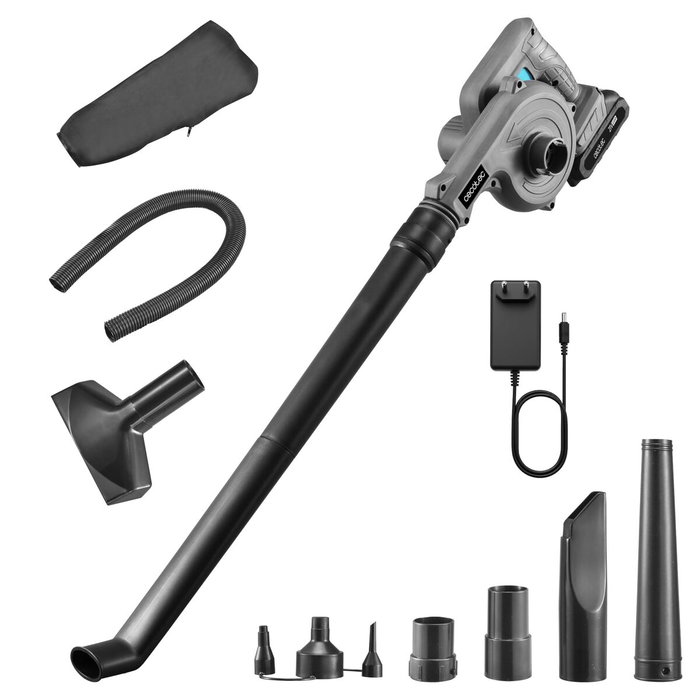 Cecotec Soplador batería AirForce 2120 FreeMove 21V multifunción aspira e infla negro Cecotec Soplador batería AirForce 2120 FreeMove 21V multifunción aspira e infla negro