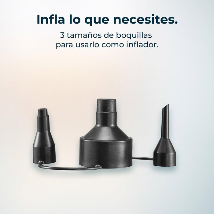 Cecotec Soplador batería AirForce 2120 FreeMove 21V multifunción aspira e infla negro Cecotec Soplador batería AirForce 2120 FreeMove 21V multifunción aspira e infla negro