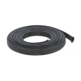 DeLOCK Funda trenzada estirable 10 m x 12 mm negro
